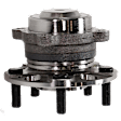 2-Wheel Set Rear, Driver and Passenger Side Wheel Hubs, With Bearing, 5 x 4.5 in. Bolt Pattern