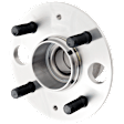 2-Wheel Set Rear, Driver and Passenger Side Wheel Hubs, with Bearing, with Rear Disc Brake