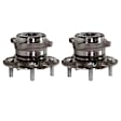 Rear, Driver and Passenger Side Wheel Hub, 5 Lugs, With Bearing, AWD