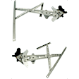 Front, Driver and Passenger Side Power Window Regulators, with Motor