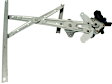 Front, Driver and Passenger Side Power Window Regulators, with Motor