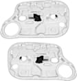 Sedan Front, Driver and Passenger Side Power Window Regulator, With Motor
