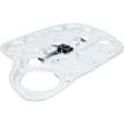 Sedan Front, Driver and Passenger Side Power Window Regulator, With Motor