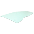 2000 Honda CR-V - Front, Driver and Passenger Side Door Glass, Green Tint, FD20125 GTNN, FD20126 GTNN