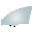 Front, Driver and Passenger Side Door Glasses, Green Tint, Replaces NAGS No. FD24447GTY, FD24448GTY