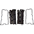 2007 Infiniti G35 - Driver and Passenger Side Valve Cover, VQ35DE Engine, 3.5L 6Cyl, With Gasket, Plastic
