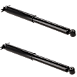 Rear, Driver and Passenger Side, Shocks; Twin-tube