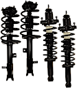 Front and Rear, Driver and Passenger Side Fully Loaded Strut, FWD