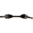 Front, Driver and Passenger Side Axle Assemblies, For Models without Limited Slip Differential