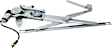 Front, Driver and Passenger Side Power Window Regulator, With Motor