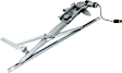 Front, Driver and Passenger Side Power Window Regulator, With Motor