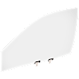 Front, Driver and Passenger Side Door Glasses, Green Tint