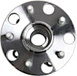 Front and Rear, Driver and Passenger Side Wheel Hub, 5 Lugs, With Bearing