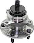 Front and Rear, Driver and Passenger Side Wheel Hub, 5 Lugs, With Bearing