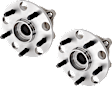 Rear, Driver and Passenger Side Wheel Hub, 5 Lugs, With Bearing