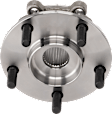 Front and Rear, Driver and Passenger Side Wheel Hub, 5 Lugs, With Bearing, AWD