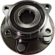 Rear, Driver and Passenger Side Wheel Hub, 5 Lugs, With Bearing