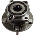 Rear, Driver and Passenger Side Wheel Hub, 5 Lugs, With Bearing