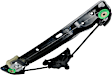 Rear, Driver and Passenger Side Power Window Regulator, Without Motor