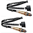 After Catalytic Converter, Driver and Passenger Side Oxygen Sensors, 4-wire