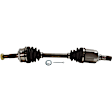Front, Driver and Passenger Side Axle Assembly, 2.5L Engine, Automatic Transmission
