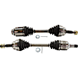 2007 Nissan Murano - Front, Driver and Passenger Side Axle Assembly, All Wheel Drive, AWD, 3.5L 6Cyl