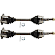 Front, Driver and Passenger Side Axle Assembly - Set of 2 4WD, 5.6L, 8Cyl
