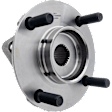 2-Wheel Set Front, Driver and Passenger Side Wheel Hubs, With Bearing, Naturally Aspirated, DOHC, GAS, 4-Door, Wagon