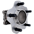 Rear, Driver and Passenger Side Wheel Hub, 5 Lugs, With Bearing, FWD