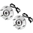 Rear, Driver and Passenger Side Wheel Hub, 6 Lugs, With Bearing, 5.6L, 8Cyl