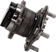 Rear, Driver and Passenger Side Wheel Hub, 5 Lugs, With Bearing, FWD