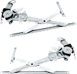 Front, Driver and Passenger Side Power Window Regulator, With Motor
