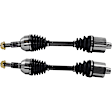 Front, Driver and Passenger Side Axle Assemblies, GAS