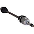 Front, Driver and Passenger Side Axle Assembly - Set of 2