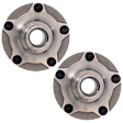 Front, Driver and Passenger Side Wheel Hub, 5 Lugs, With Bearing, 2.0L, 4Cyl