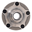 Front, Driver and Passenger Side Wheel Hub, 5 Lugs, With Bearing, 2.0L, 4Cyl
