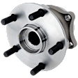 Rear, Driver and Passenger Side Wheel Hub, 5 Lugs, With Bearing