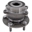 Rear, Driver and Passenger Side Wheel Hub, 5 Lugs, With Bearing