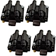 Ignition Coil, Set of 4, 2.5L, 4Cyl