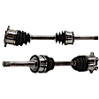 Front, Driver and Passenger Side Axle Assembly - Set of 2 4WD