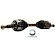 Front, Driver and Passenger Side Axle Assemblies, 4WD
