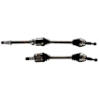 Front, Driver and Passenger Side Axle Assemblies, FWD, 3.3L/3.5L Engines