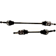 2015 Toyota Corolla - Front, Driver and Passenger Side Axle Assembly, 1.8L 4Cyl