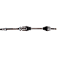 Front, Driver and Passenger Side Axle Assemblies, Automatic Transmission, 2.5L Engine