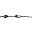2008 Toyota RAV4 - Front, Driver and Passenger Side Axle Assembly, 4WD, 2.4L 4Cyl