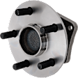 Front and Rear, Driver and Passenger Side Wheel Hub, 5 Lugs, With Bearing, 1.8L, 4Cyl