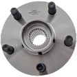 Front and Rear, Driver and Passenger Side Wheel Hub, 5 Lugs, With Bearing, 1.8L, 4Cyl