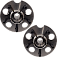 Rear, Driver and Passenger Side Wheel Hub, 5 Lugs, With Bearing, AWD