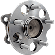 Rear, Driver and Passenger Side Wheel Hub, 5 Lugs, With Bearing, FWD