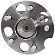Rear, Driver and Passenger Side Wheel Hub, 5 Lugs, With Bearing, FWD